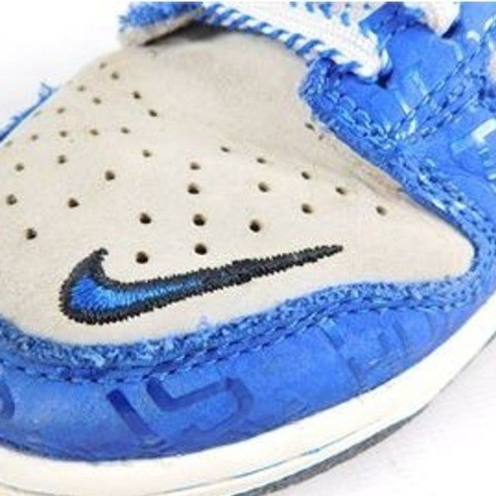 RARE Nike Dunk Low Jackie Robinson 75th Anniversary Blue White Woman 6 4.5Y